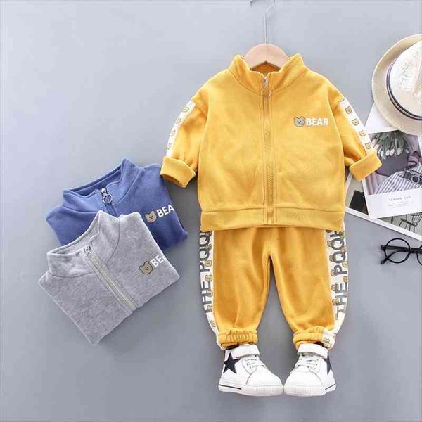 

spring children clothes toddler costume tracksuits baby girl boys clothing infant cartoon sport 2pcs sets kids sports suit, White