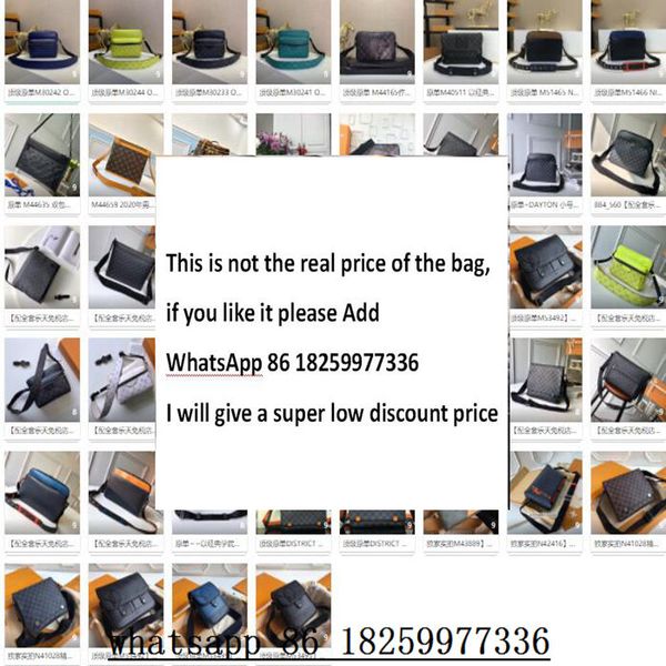 

m44386 m55653 m45432 m55262 m45441 m45432 fashion all-match black grid pockets new net handbags iconic handles shoulder bags totes cross bod
