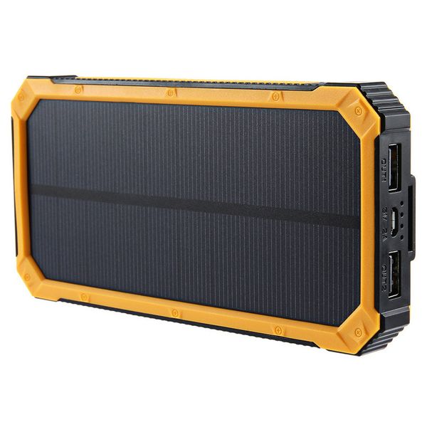 

tollcuudda 20000mah solar poverbank for xiaomi iphone lg phone power bank charger battery portable mobile pover bank powerbank 4 colors