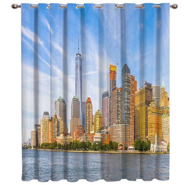 

curtain & drapes sky and city window treatments curtains valance room large lights bathroom kitchen outdoor