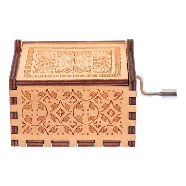 

wooden box manual decor clockwork for mother's day party favor