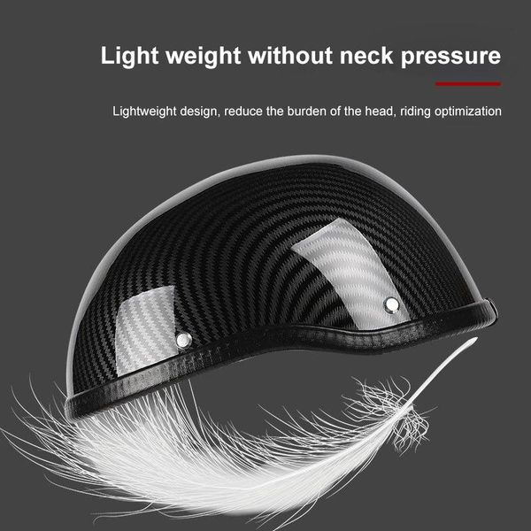 

cycling helmets half face motorcycle helmet vintage retro scooter jet cruiser open with windproof collar