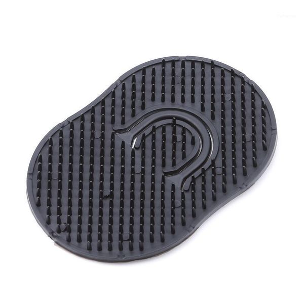 

plastic fingers black small round comb pro salon barber hairdressing shampoo brush reduce hair loss care tool brushes1, Silver