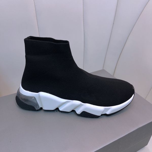 

new high-knit shoes, designer brand-name socks for men and women, comfortable and dirt-resistant outdoor fashion casual shoess, speed traini, Black
