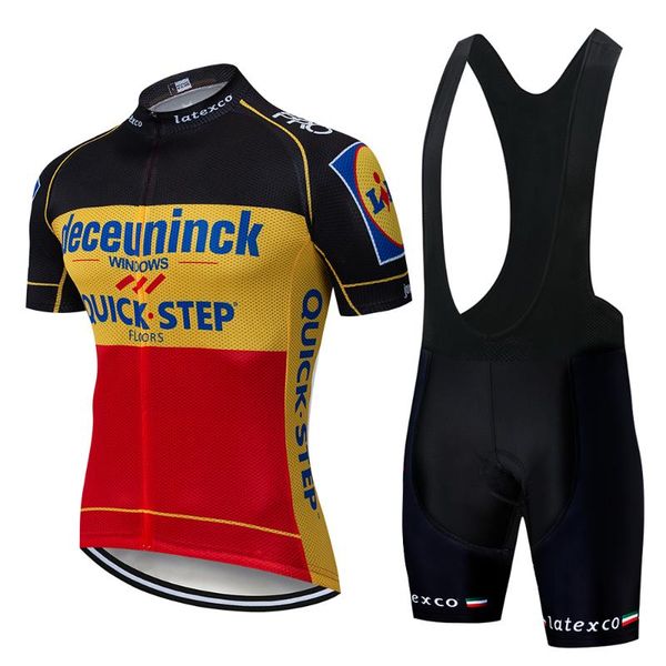 

racing sets 2021 summer cycling jersey set breathable team bicycle men clothing short sleeve, Black;blue