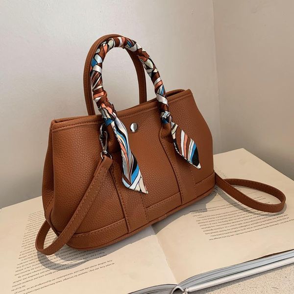 

evening bags color square ribbon handbags 2021 summer style pu leather women's designer shoulder messenger