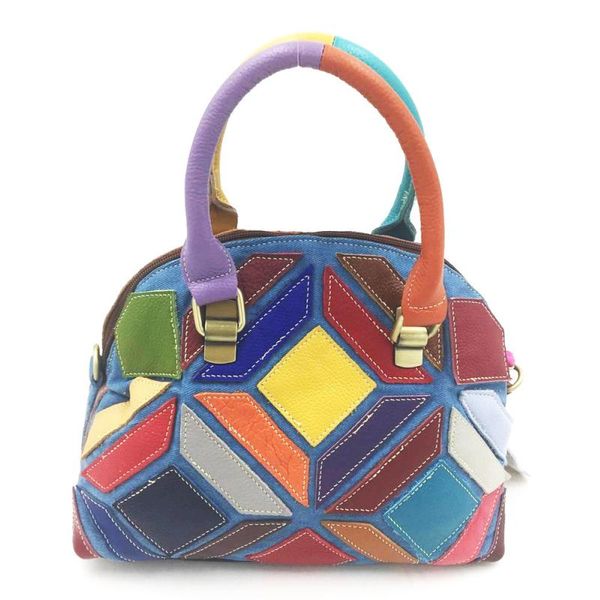

women's 2021 bag new messenger leather color portable cowhide matching ovcvs