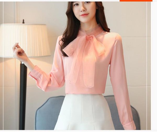 

women's blouses & shirts 2021 spring and autumn summer with style fashion long sleeve shirt, White