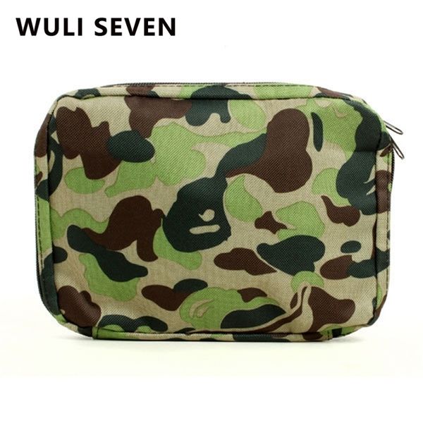 

wuli seven fashion camouflage cosmetic bag travel organizer multi-function toiletry case wash 211025