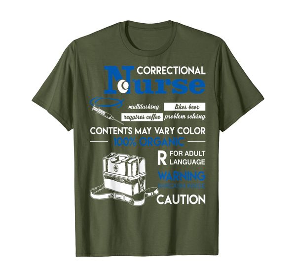 

cool correctional nurse t shirt, multitasking t shirt, White;black