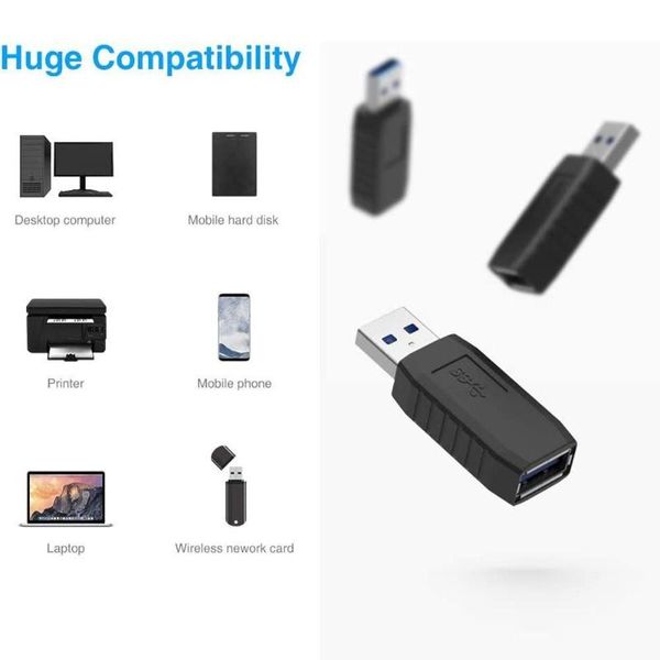 

3.0 adapter connector male to female extender m-f durable coupler converter lapchanger for pc c7x7 usb hubs