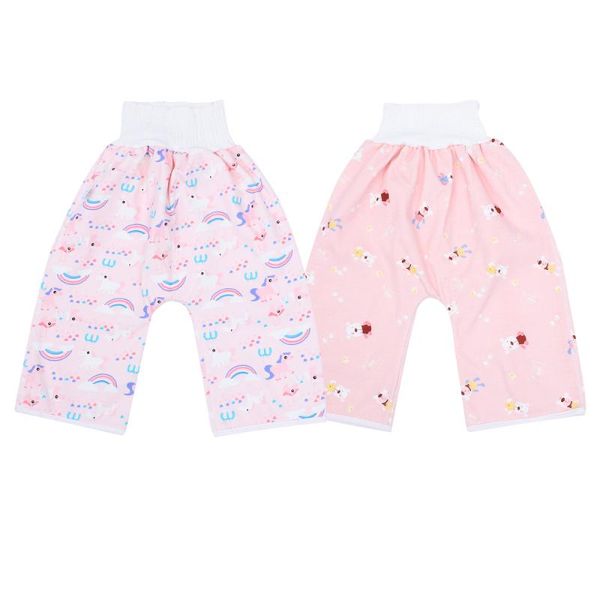 

2pcs baby training pants diaper cotton infant cloth diapers