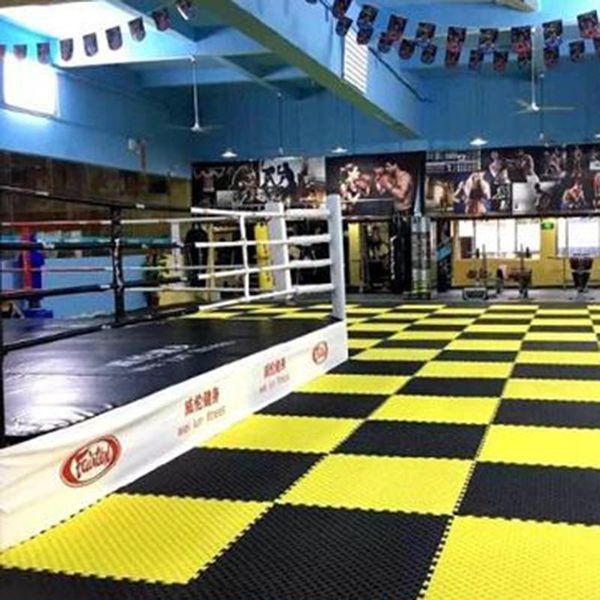 

piece 30x30x1cm eva leaf grain floor gym equipment for home absorption pads dance room workouts yoga mats