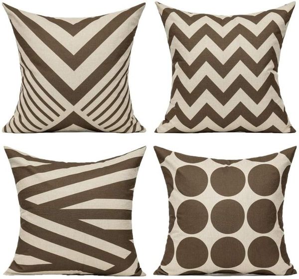 

cushion/decorative pillow s throw covers 18 x inch set of 4 stripe geometry cushion for home sofa chair decorative pillowcases
