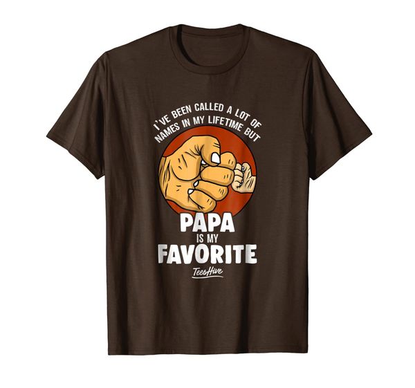 

papa is my favorite people call me papa funny papa t shirt, White;black
