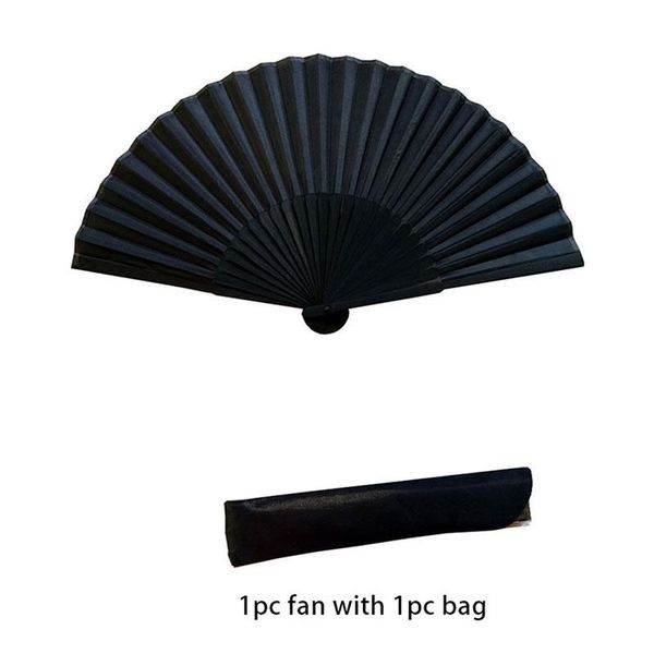 

other home decor vintage chinese style black hand fan folding fans dance wedding party favor