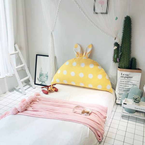 

pillow velvet ears double-sided bedside large pillows with soft decorative cushions at home as gifts for daughters and lovegirls