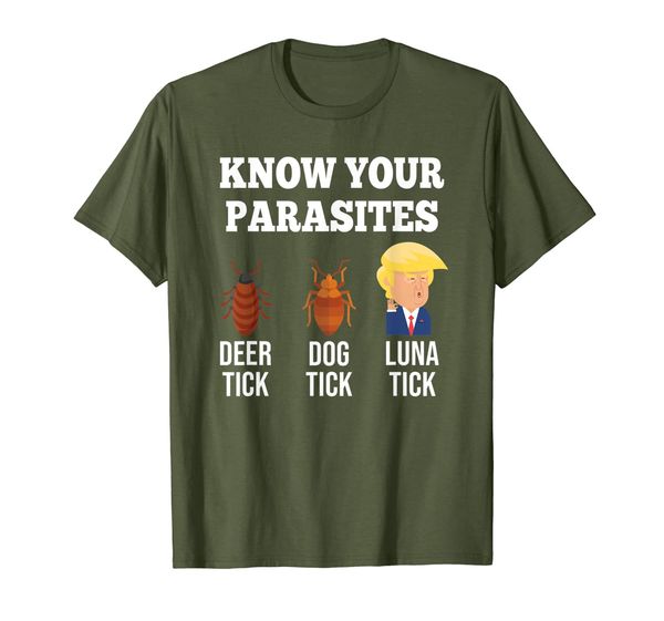 

Know Your Parasites Anti-Trump Funny LUNA TICK RESIST T-Shirt, Mainly pictures