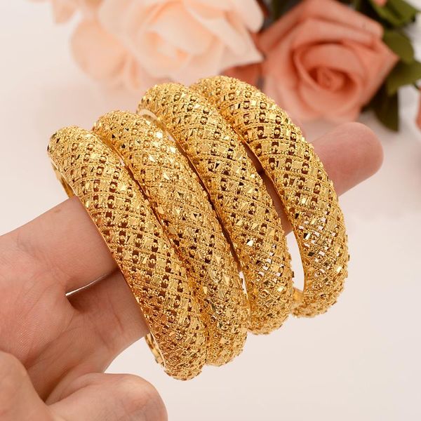 

bangle gold expandable cuff for women dubai bride wedding ethiopian bracelet africa jewelry charm party gift, Black