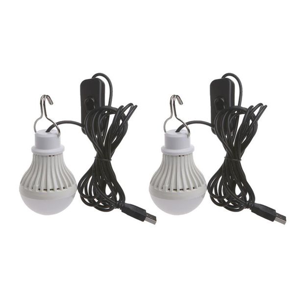 

bulbs portable usb led light bulb switch camping lantern tent lighting 5w with lamp