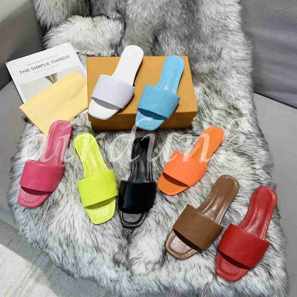 

airdunk 2021ss revival flat mules slipper men women slides sandals designer shoes black pink orange blue waterfront brown white leatherqquv#