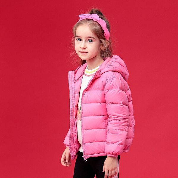 

winter 90% duck down kids jacket boy girl child kid light coat hooded thin warm big boys outerwears 1 2 4 6 8 10 12 14 16 years, Blue;gray