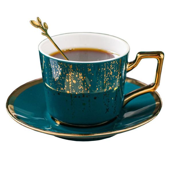 

cups & saucers nordic luxury fashion ceramic cup and saucer modern table decoration coffee set tazas de cafe glamour decor home ec50bd