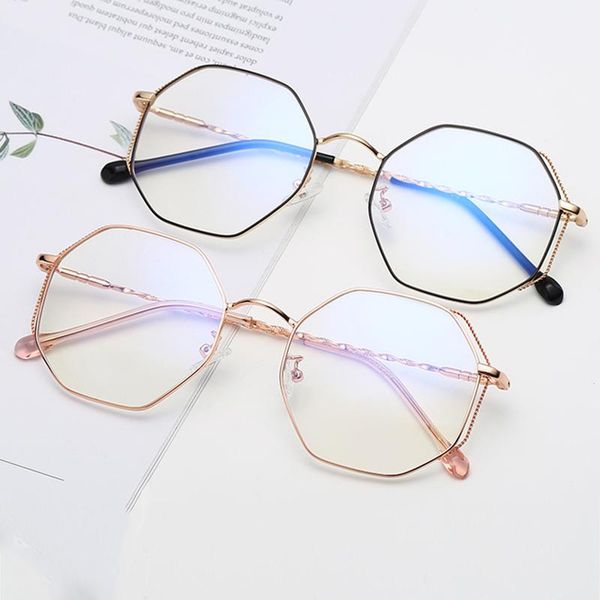 

fashion sunglasses frames vintage glasses frame retro female designer gafas spectacle plain eye eyeglasses eyewearfram, Black