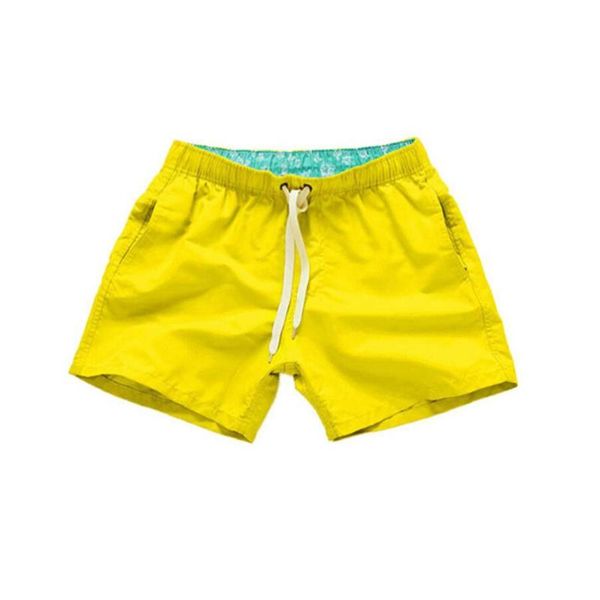 

men's shorts summer swimwear quick drying beachwear swim trunks men swimsuit solid color breathable beach wear surf, White;black