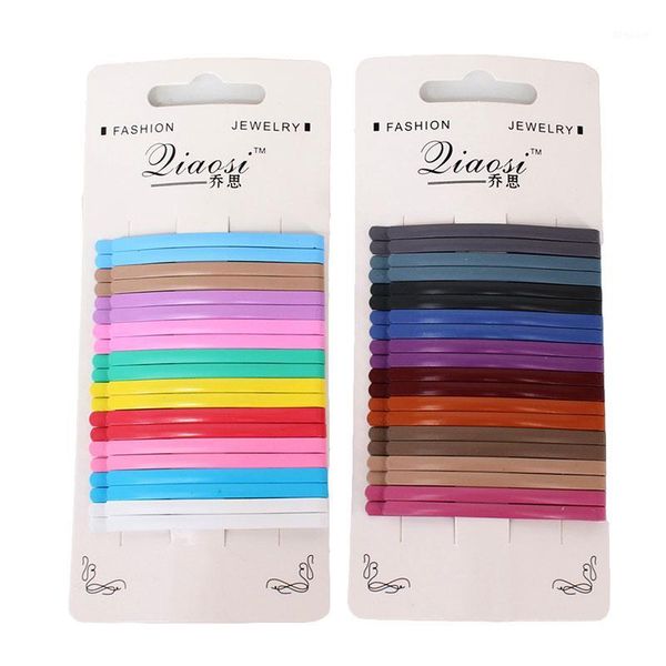 

20pcs 6cm hair clips for accessories tools wide clip hairpins color metal curly barrettes flat bobby pins women girls1