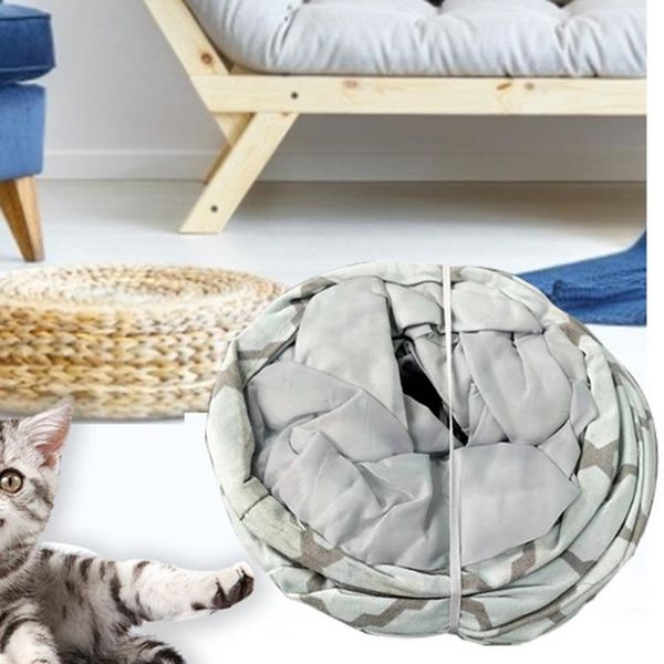 

cat toys tunnel toy funny collapsible crinkle play tubes kitten puppy ferrets dog