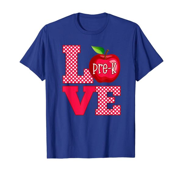 

love pre-k teacher shirt - teacher gift tshirt, White;black