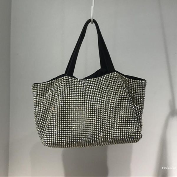 

evening bags diamond handbag women casual totes bag crystal glitter beads padded lady shoulder sac a mian crossbody