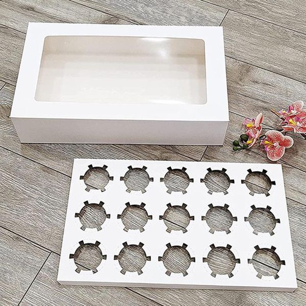 

gift wrap white kraft paper boxes west point packaging box with window dessert cake cookie for party christmas kitchen accessories