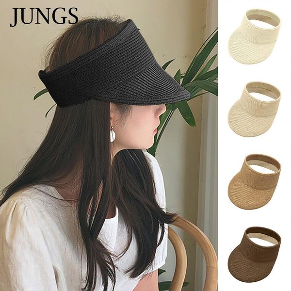 

wide brim hats woman sun hat outdoor holiday casual protection beach side female lady classic, Blue;gray
