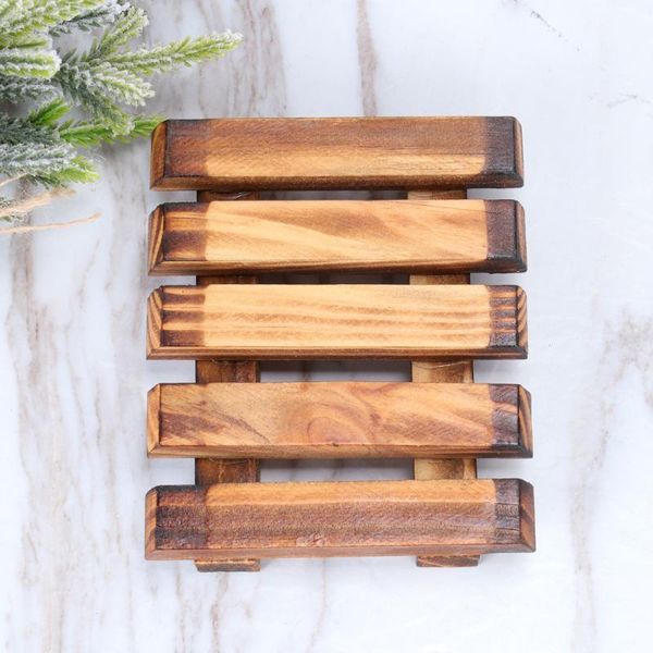 

soap dishes carbonized vintage holder pure rack classic wooden dish