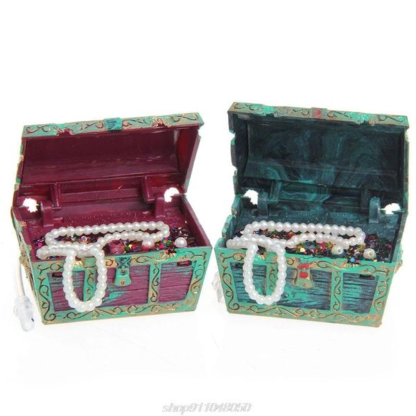 

treasure chest shaped aquarium air action ornament fish tank aquascaping decor d31 20 drop decorations