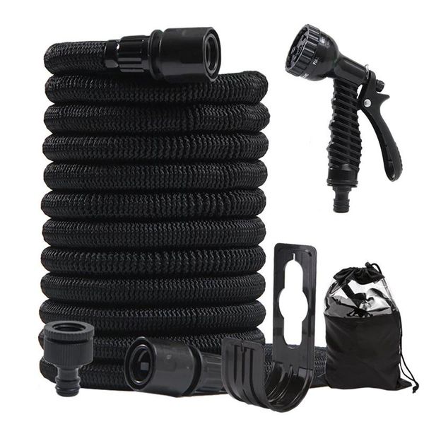 

multifunctional gardening watering shower spray gun set magic retractable hose high pressure car wash water equipments