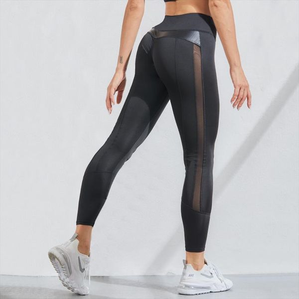 

fitness seamless women legging high waist sports stretch gym breathable for, Black