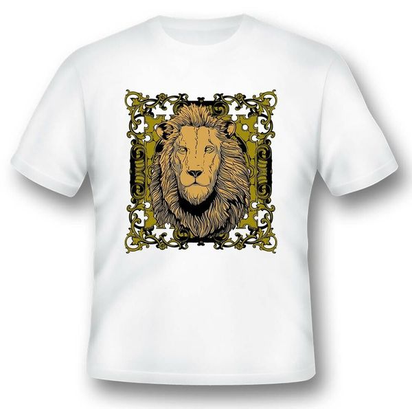 

lion 365 black or white tee shirt, White;black