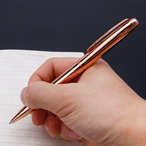 

ballpoint pens 41qa luxury metal pen business office medium nib black ink writing school supplies stationery, Blue;orange