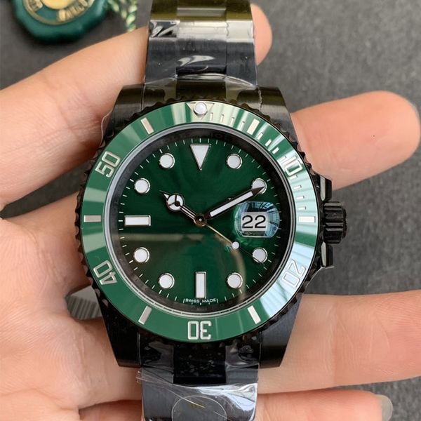 

men's watch stainless automatic steel mechanical movement anti-fingerprint coating sapphire mirror 41mm, Slivery;brown