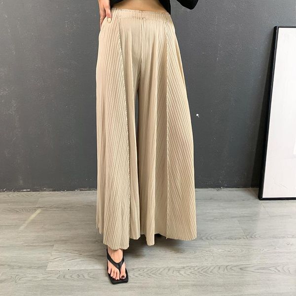

women's pants & capris wide leg women plus size 2021 autumn winter solid color stretch loose casual oversized trousers for below 100kg, Black;white
