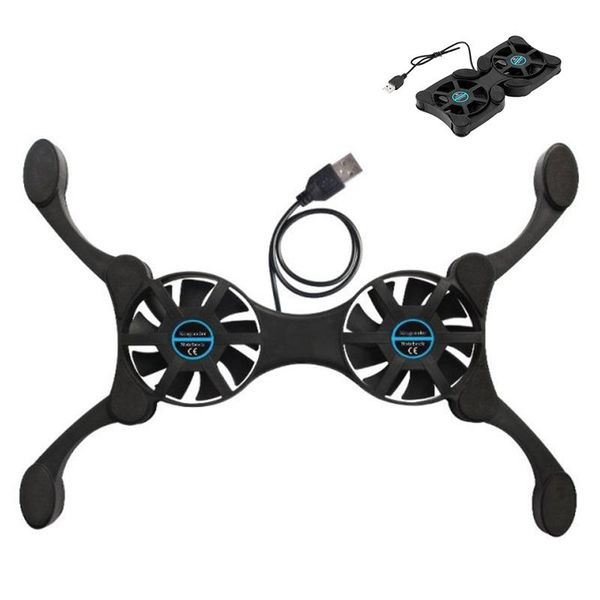 

gaming lapcooler six fan led screen usb port cooling pad notebook stand for pads