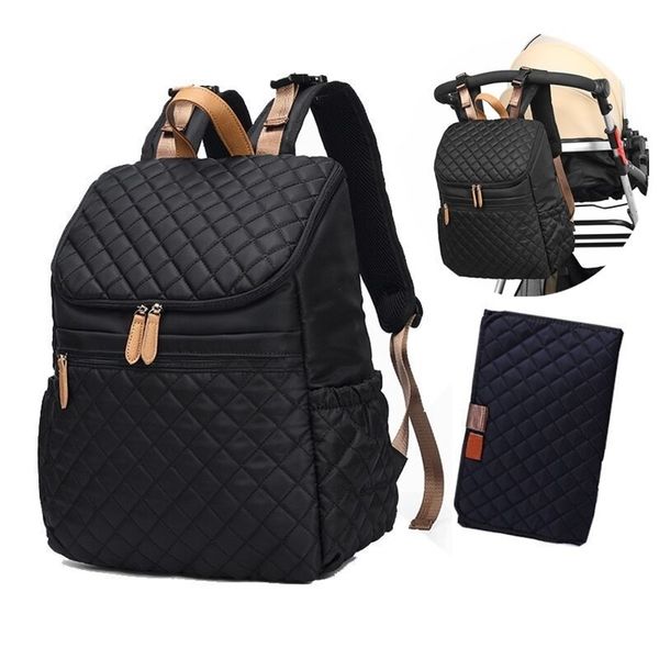 

baby stuff baby travel diaper bag backpack stroller organizer nappy bags +changing pad+stroller straps 211025