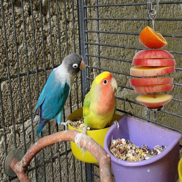 Andere Vogelbedarf 2021 Hochwertige Haustierpapageien Vögel Futterhalter Unterstützung Edelstahl Obst Speer Stick Gemüsespieß