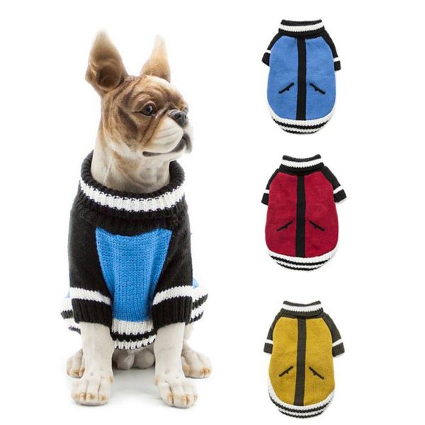 

dog apparel winter pet dogs sweater coat puppy knitwear apparels cachorro mascotas clothes costume