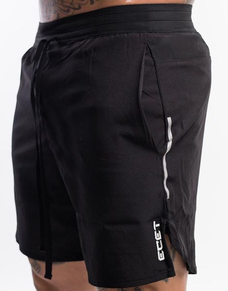 

men's shorts 2021 fitness sports outdoor running glow-up breathable, White;black