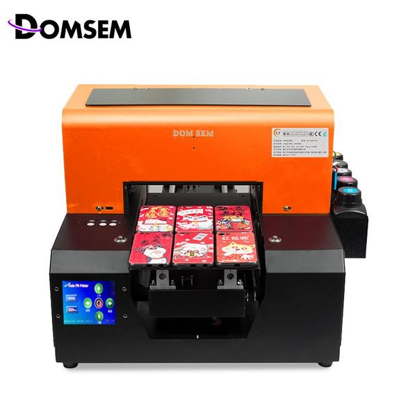 

printers domsem multifunctional uv 3d embossed flatbed printer phone case t-shirt automatic inkjet print machine factory direct