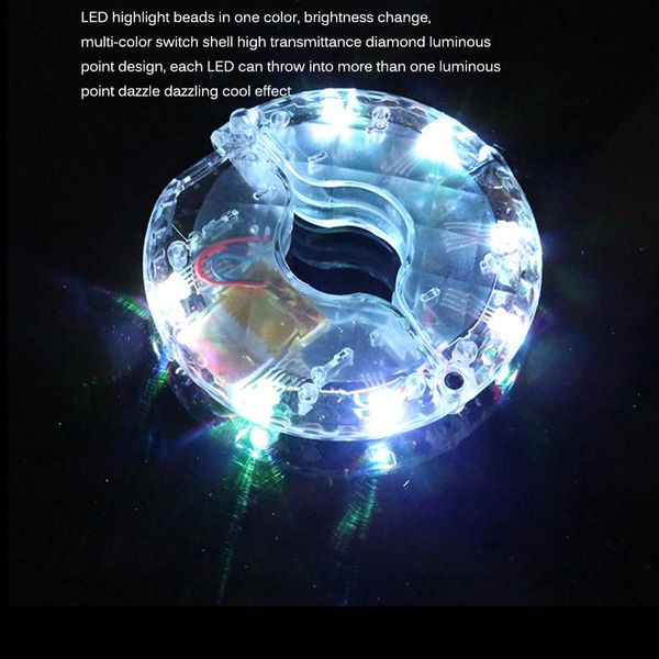 

bicycle light waterproof usb charging bike wheels 1 7 color wheel decoration lights night riding accessories